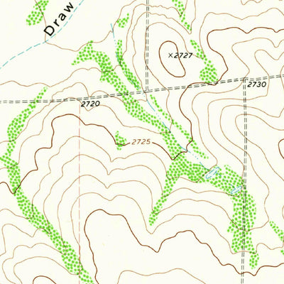 United States Geological Survey Coyanosa NW, TX (1973, 24000-Scale) digital map