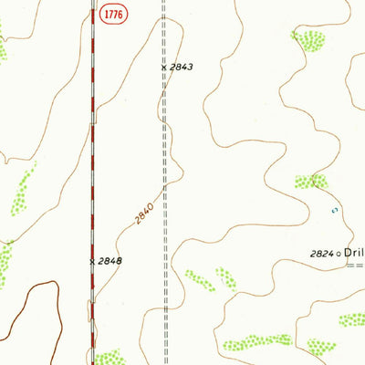 United States Geological Survey Coyanosa SE, TX (1974, 24000-Scale) digital map