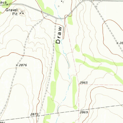 United States Geological Survey Coyanosa SW, TX (1974, 24000-Scale) digital map