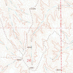 United States Geological Survey Coyer Reservoir, WY (1972, 24000-Scale) digital map
