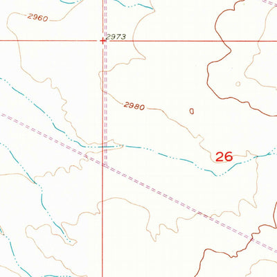 United States Geological Survey Coyote Butte, ID (1955, 24000-Scale) digital map