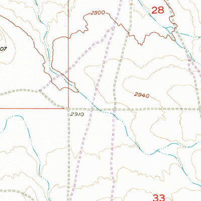 United States Geological Survey Coyote Butte, ID (1955, 24000-Scale) digital map