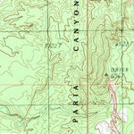 United States Geological Survey Coyote Buttes, AZ (1988, 24000-Scale) digital map