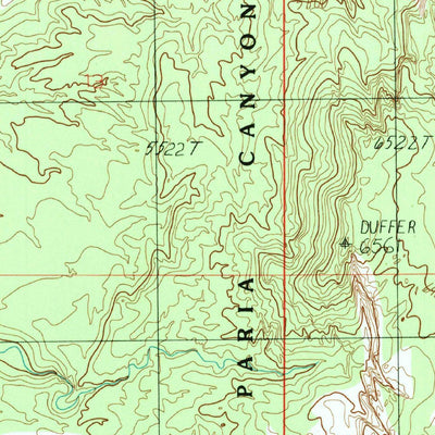 United States Geological Survey Coyote Buttes, AZ (1988, 24000-Scale) digital map