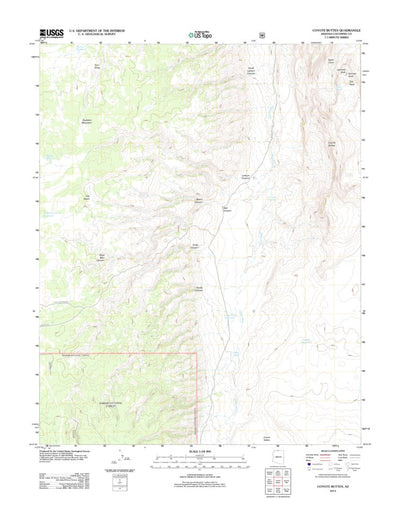United States Geological Survey Coyote Buttes, AZ (2012, 24000-Scale) digital map