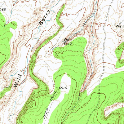 United States Geological Survey Coyote Canyon, NM (1970, 24000-Scale) digital map