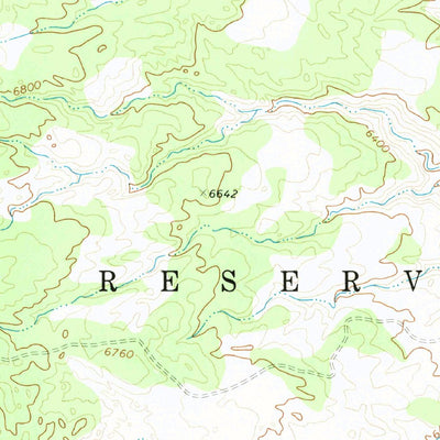 United States Geological Survey Coyote Canyon NW, NM (1970, 24000-Scale) digital map