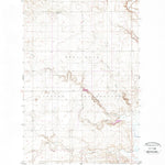 United States Geological Survey Coyote Coulee, MT (1950, 24000-Scale) digital map