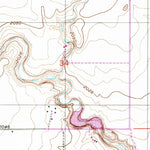 United States Geological Survey Coyote Coulee, MT (1950, 24000-Scale) digital map