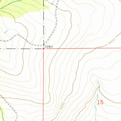 United States Geological Survey Coyote Creek, MT (1978, 24000-Scale) digital map