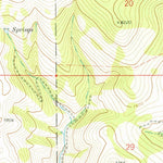 United States Geological Survey Coyote Creek, MT (1978, 24000-Scale) digital map