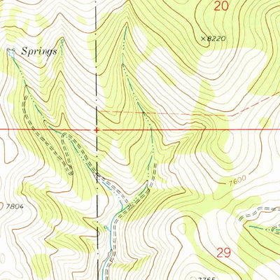 United States Geological Survey Coyote Creek, MT (1978, 24000-Scale) digital map