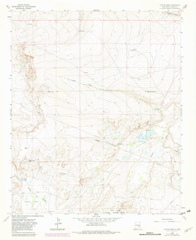 United States Geological Survey Coyote Draw, NM (1963, 24000-Scale) digital map