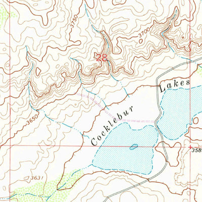 United States Geological Survey Coyote Draw, NM (1963, 24000-Scale) digital map