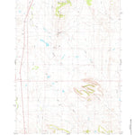 United States Geological Survey Coyote Gap, WY (1981, 24000-Scale) digital map
