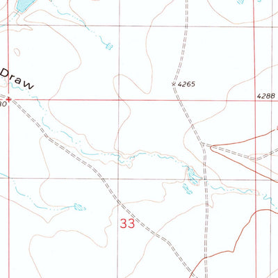 United States Geological Survey Coyote Gap, WY (1981, 24000-Scale) digital map