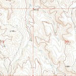 United States Geological Survey Coyote Hill, WY (1960, 24000-Scale) digital map