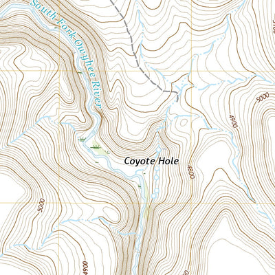 United States Geological Survey Coyote Hole, ID (2020, 24000-Scale) digital map
