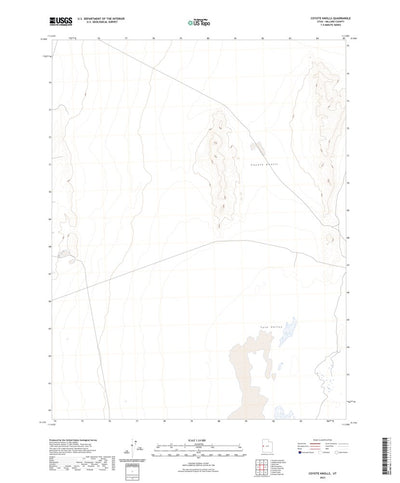 United States Geological Survey Coyote Knolls, UT (2023, 24000-Scale) digital map