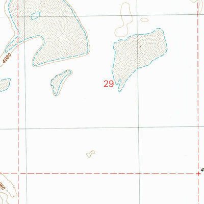 United States Geological Survey Coyote Lake West, OR (1981, 24000-Scale) digital map