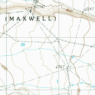 United States Geological Survey Coyote Mesa, NM (1987, 24000-Scale) digital map