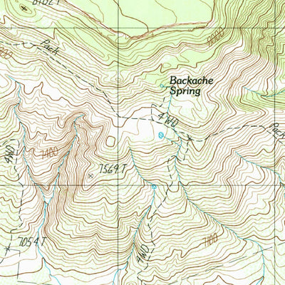 United States Geological Survey Coyote Mesa, NM (1987, 24000-Scale) digital map