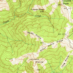 United States Geological Survey Coyote Peak, CA (1952, 62500-Scale) digital map