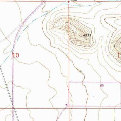 United States Geological Survey Coyote Peak, NM (1964, 24000-Scale) digital map