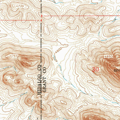 United States Geological Survey Coyote Peak, NM (1964, 24000-Scale) digital map