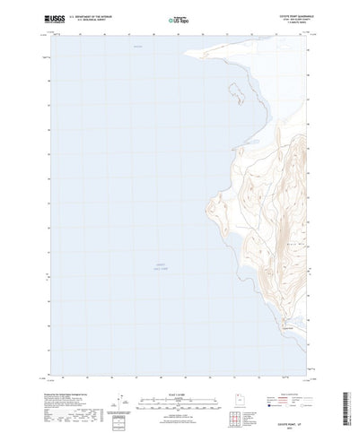 United States Geological Survey Coyote Point, UT (2023, 24000-Scale) digital map