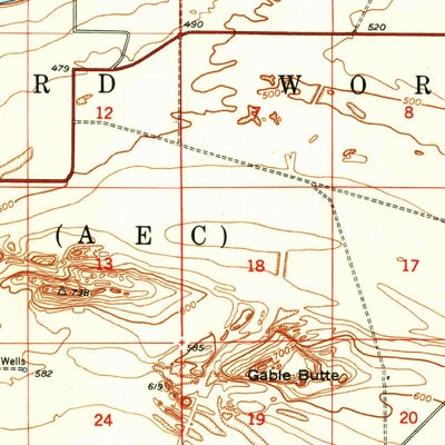 United States Geological Survey Coyote Rapids, WA (1951, 62500-Scale) digital map