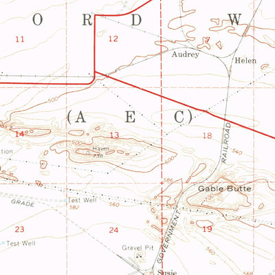 United States Geological Survey Coyote Rapids, WA (1965, 62500-Scale) digital map