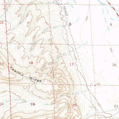 United States Geological Survey Coyote Rapids, WA (1965, 62500-Scale) digital map