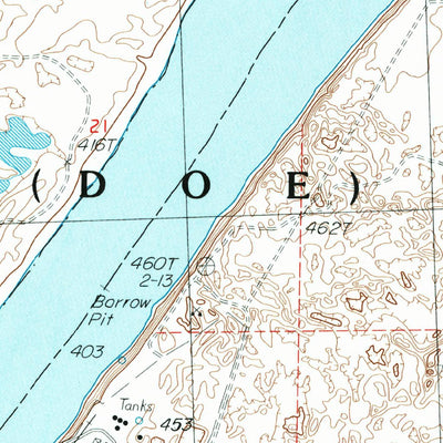United States Geological Survey Coyote Rapids, WA (1986, 24000-Scale) digital map