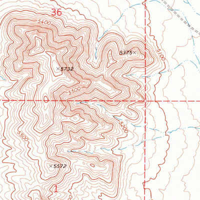 United States Geological Survey Coyote Spring, NV (1971, 24000-Scale) digital map