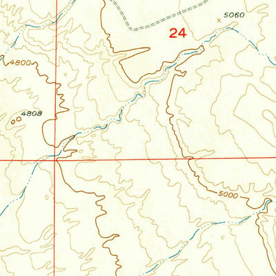 United States Geological Survey Coyote Springs, UT (1955, 24000-Scale) digital map