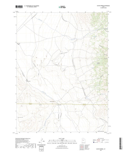 United States Geological Survey Coyote Springs, UT (2023, 24000-Scale) digital map