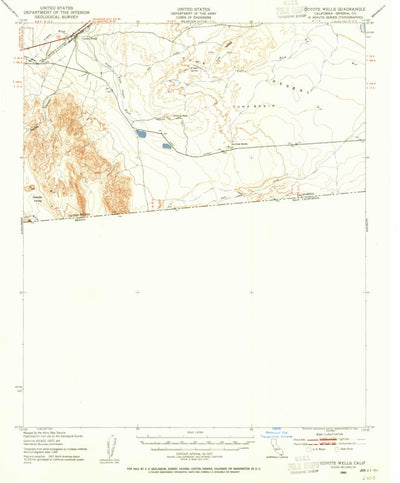 United States Geological Survey Coyote Wells, CA (1940, 62500-Scale) digital map