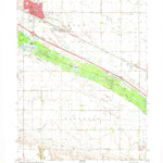 United States Geological Survey Cozad, NE (1971, 24000-Scale) digital map