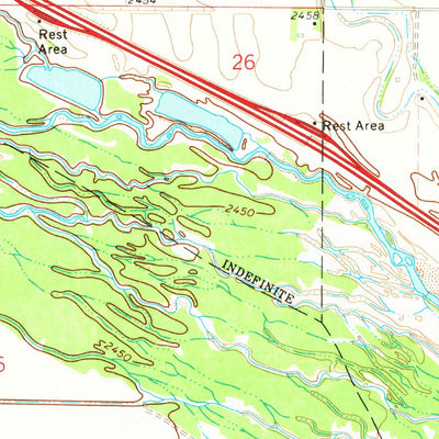 United States Geological Survey Cozad, NE (1971, 24000-Scale) digital map