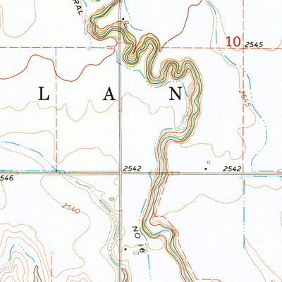 United States Geological Survey Cozad NW, NE (1971, 24000-Scale) digital map