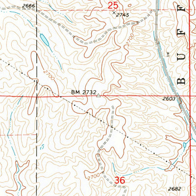 United States Geological Survey Cozad NW, NE (1971, 24000-Scale) digital map