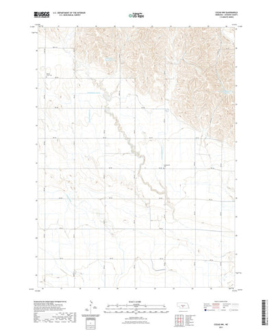 United States Geological Survey Cozad NW, NE (2021, 24000-Scale) digital map