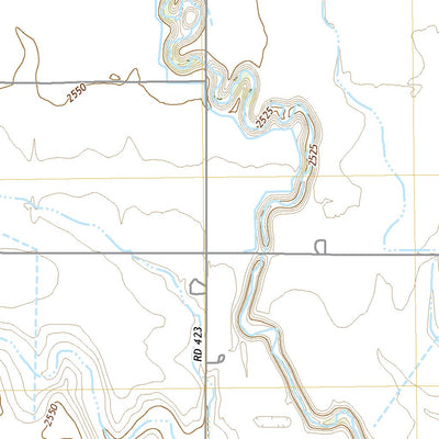 United States Geological Survey Cozad NW, NE (2021, 24000-Scale) digital map