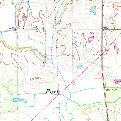 United States Geological Survey Crab Orchard, IL (1990, 24000-Scale) digital map
