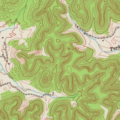 United States Geological Survey Crab Orchard, KY (1952, 24000-Scale) digital map