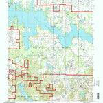 United States Geological Survey Crab Orchard Lake, IL (1996, 24000-Scale) digital map