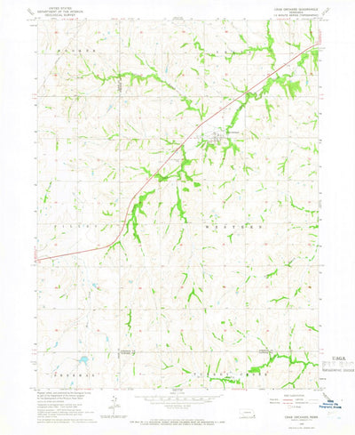 United States Geological Survey Crab Orchard, NE (1965, 24000-Scale) digital map
