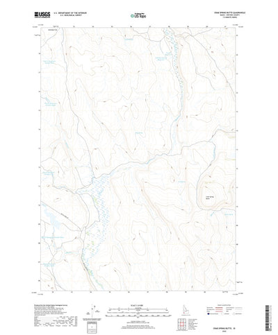 United States Geological Survey Crab Spring Butte, ID (2020, 24000-Scale) digital map