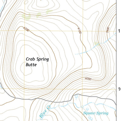 United States Geological Survey Crab Spring Butte, ID (2020, 24000-Scale) digital map